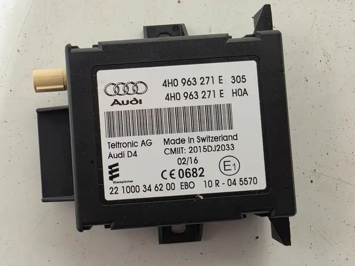 Audi A6 C7 (2014 - 2018) 4H0963271E Блок управления автономным отопителем — фото 2