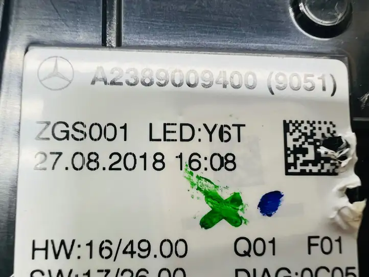 Mercedes-Benz E W238 (2017 - ) A2389009400 Включатель освещения интерьера — фото 4