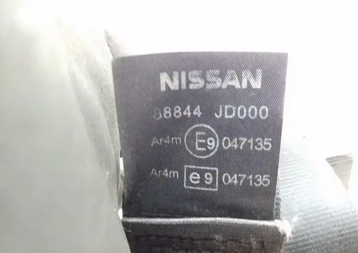 Nissan Qashqai (2006 - 2010) 88844JD000 Задний ремень безопасности — фото 5