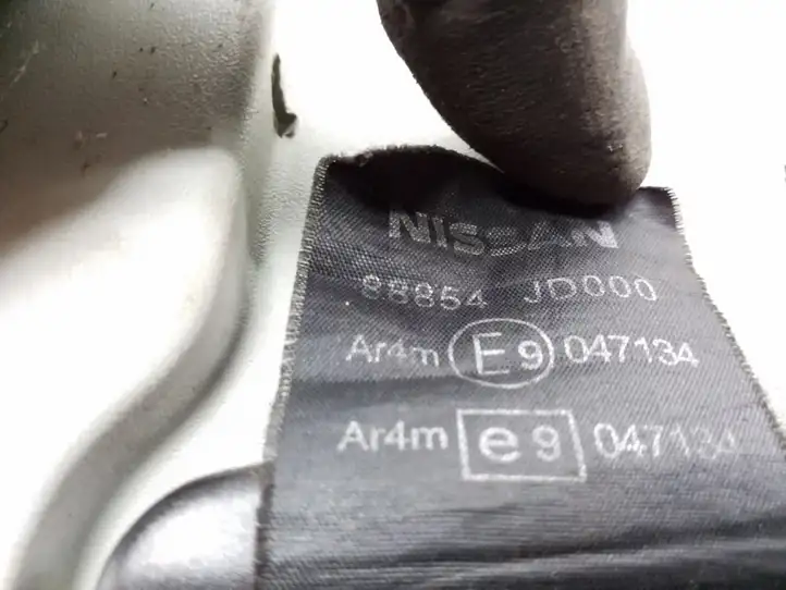 Nissan Qashqai (2006 - 2010) 88854JD000 Задний ремень безопасности — фото 5