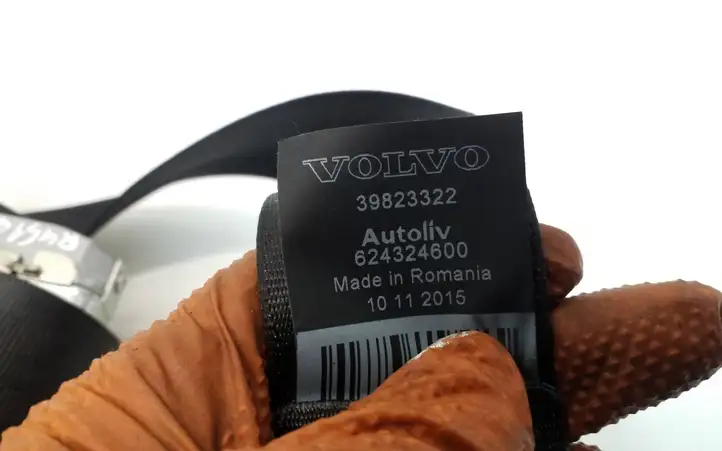 Volvo V60 (2013 - 2018) 39823322 Задний ремень безопасности — фото 6