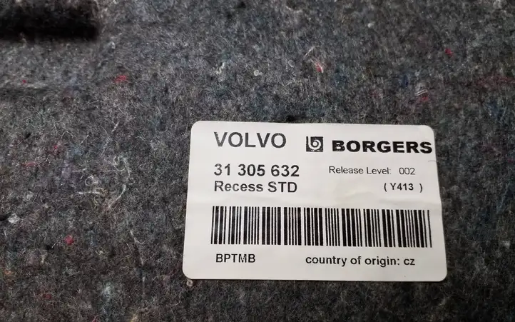 Volvo XC60 (2008 - 2013) 31305632 Обшивка ниши запасного колеса — фото 4