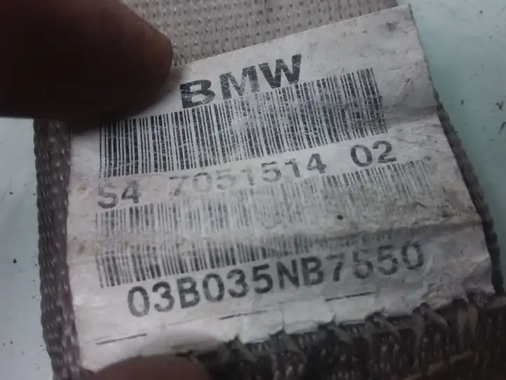 BMW X5 E53 (1999 - 2006) 7051514 Задний ремень безопасности — фото 3