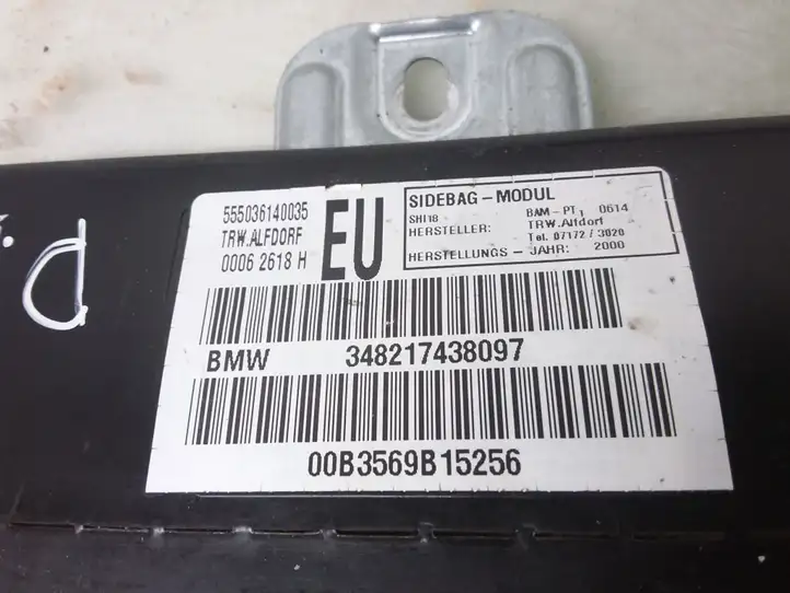 BMW 3 E46 (1998 - 2005) 348217438097 Подушка безопасности двери — фото 4