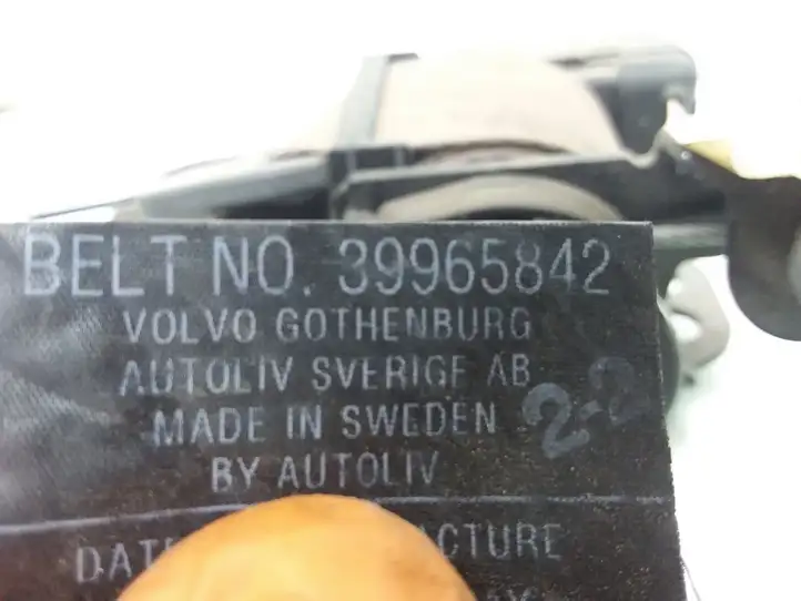 Volvo S80 (1998 - 2004) 39965842 Задний ремень безопасности — фото 3