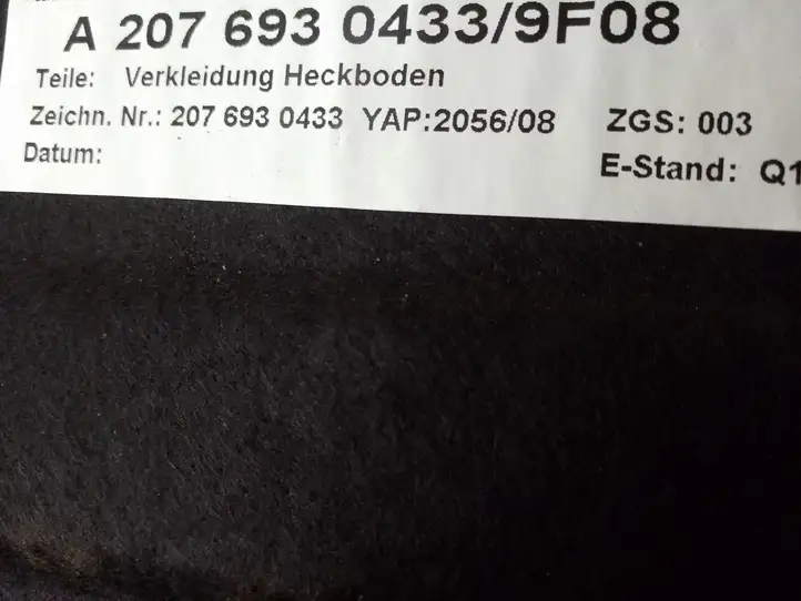 Mercedes-Benz E A207 (2010 - 2017) A2076930433 Прочая отделка багажника — фото 3