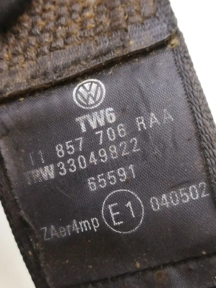 Volkswagen Touran I (2003 - 2010) 1T1857706 Передний ремень безопасности — фото 3