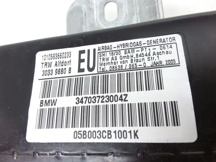 BMW 3 E46 (1998 - 2005) 30339880B Подушка безопасности двери — фото 3