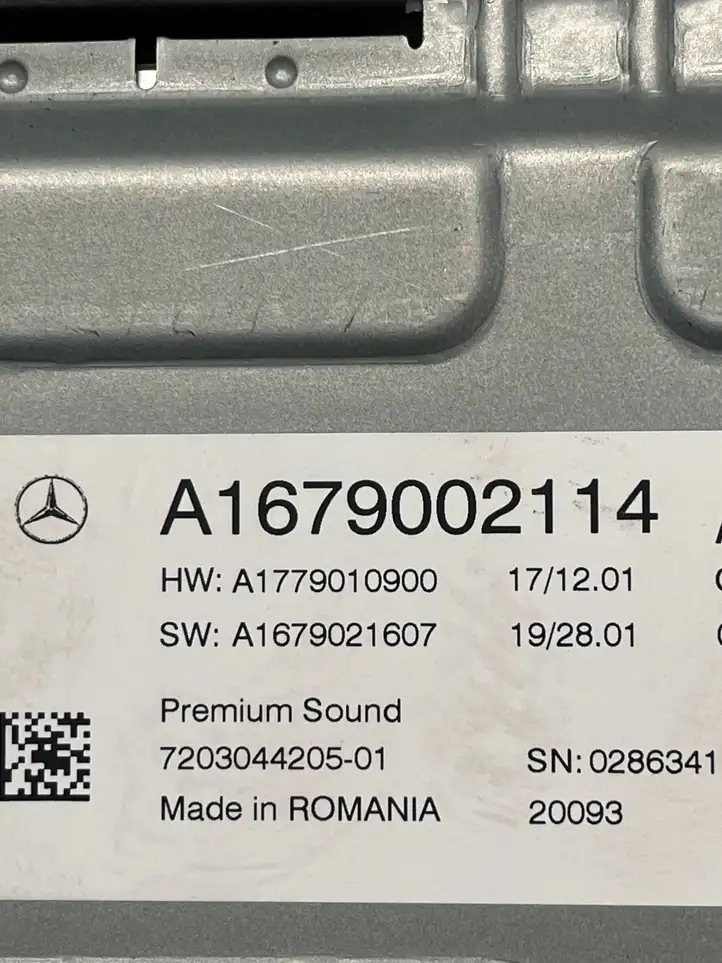 Mercedes-Benz GLE W167 (2019 - ) A1679002114 Комплект аудиосистемы — фото 9