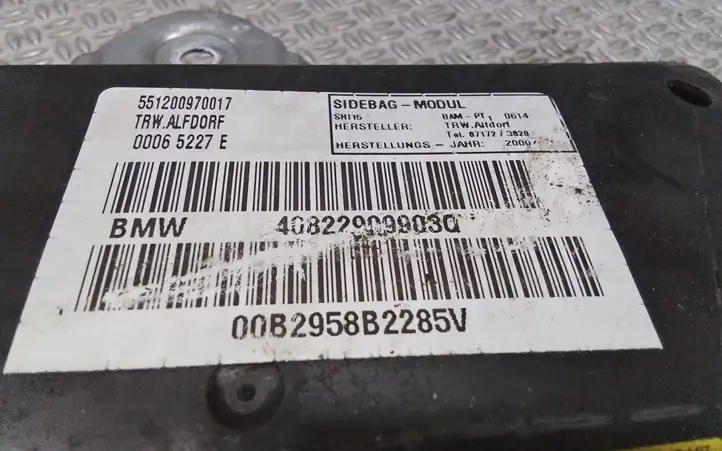 BMW 5 E39 (1996 - 2003) 40822909903Q Подушка безопасности двери — фото 2