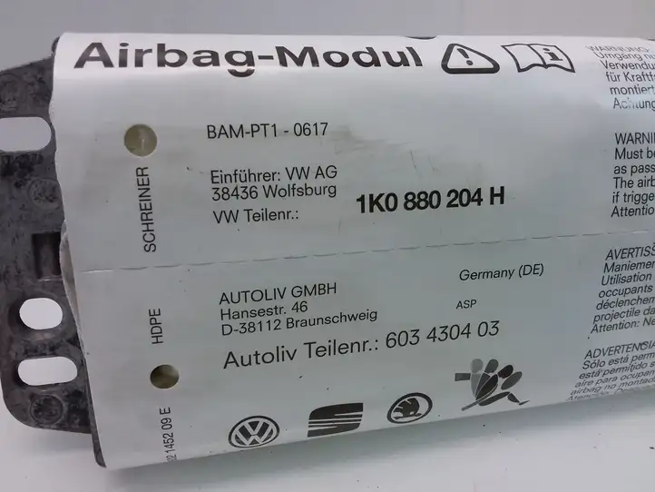 Skoda Octavia Mk2 (1Z) (2004 - 2013) 1K0880204H Подушка безопасности пассажира — фото 3
