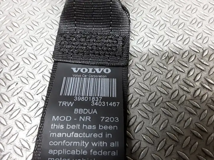 Volvo XC60 (2008 - 2013) 39801837 Задний ремень безопасности — фото 4