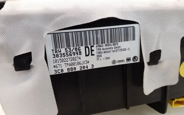 Volkswagen PASSAT B6 (2005 - 2010) 3C0880204D Подушка безопасности пассажира — фото 3