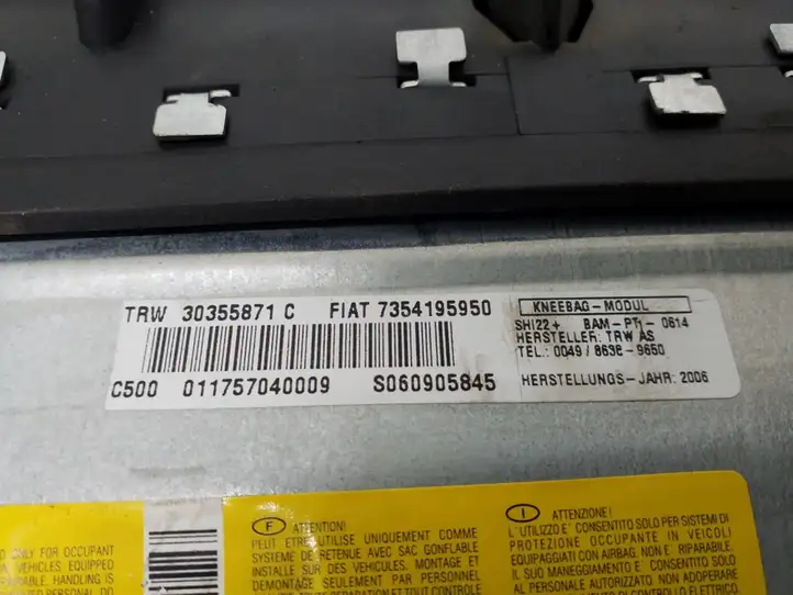 Fiat Croma (2005 - 2011) 7354195950 Подушка безопасности пассажира — фото 2