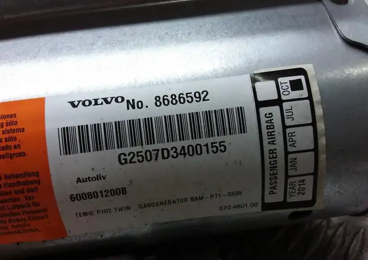 Volvo XC90 (2002 - 2006) 8686592 Подушка безопасности пассажира — фото 6