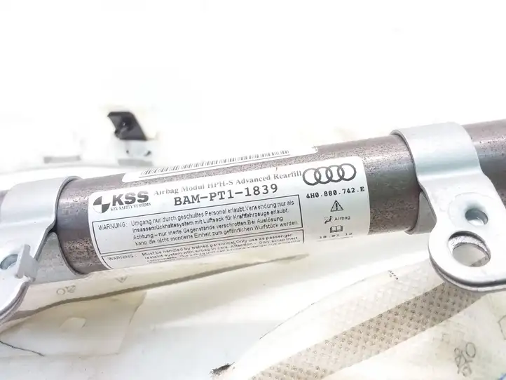 Audi A8 S8 D4 4H (2010 - 2014) 4H0880742E Боковая подушка безопасности шторка — фото 3