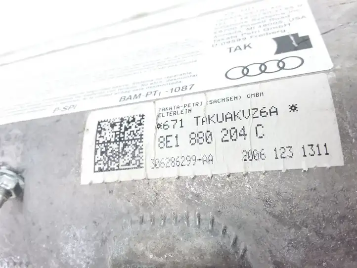 Audi A4 S4 B7 8E 8H (2004 - 2009) 8E1880204C Подушка безопасности пассажира — фото 3