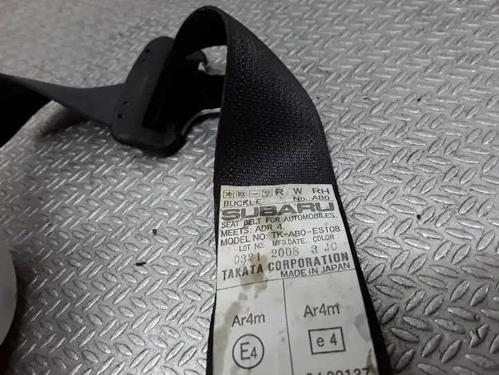Subaru Legacy (2003 - 2009) TKAB0ES108 Задний ремень безопасности — фото 2