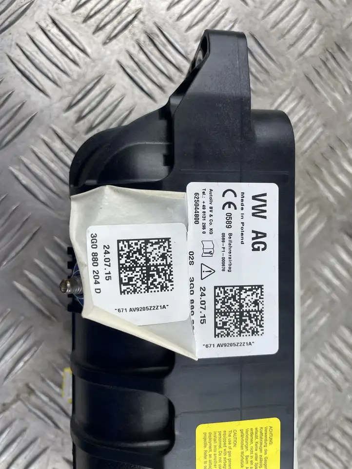 Volkswagen PASSAT B8 (2015 - ) 3G0880204D Подушка безопасности пассажира — фото 5