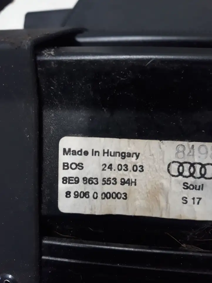 Audi A4 S4 B6 8E 8H (2000 - 2006) 8E986355394H Шторка — фото 3