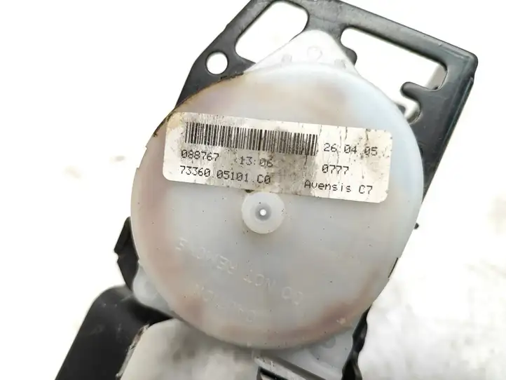 Toyota Avensis T250 (2006 - 2009) 7336005101 Задний ремень безопасности — фото 2