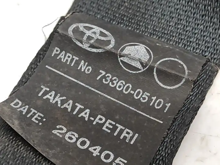 Toyota Avensis T250 (2006 - 2009) 7336005101 Задний ремень безопасности — фото 4