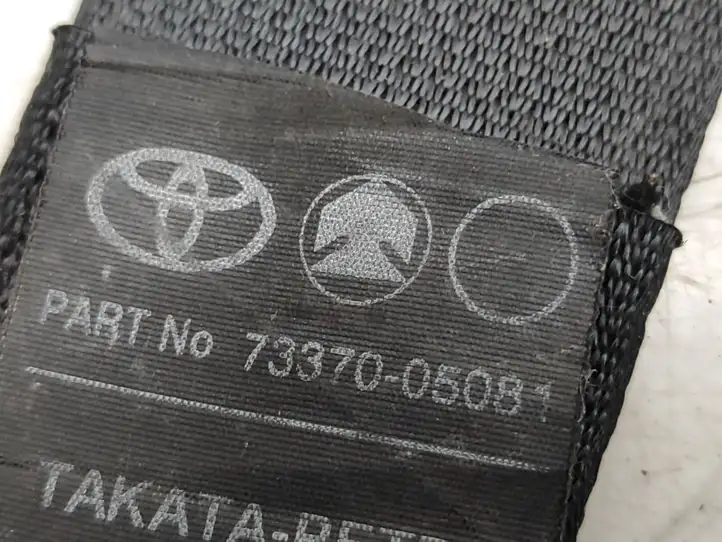 Toyota Avensis T250 (2006 - 2009) 7337005081 Задний ремень безопасности — фото 3