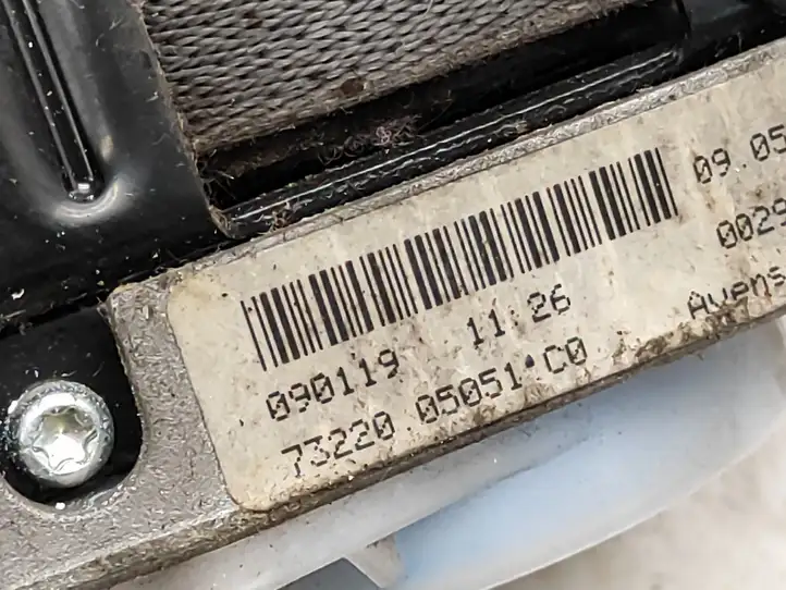 Toyota Avensis T250 (2006 - 2009) 7322005051 Передний ремень безопасности — фото 8