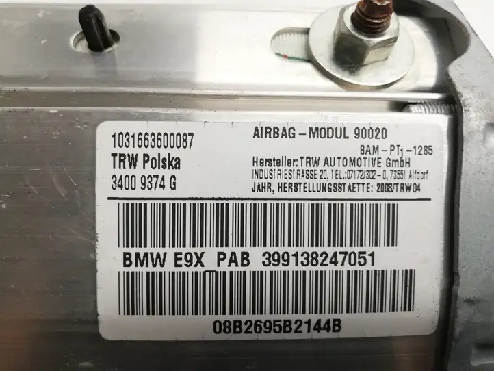 BMW 3 E90 E91 (2005 - 2012) 34043943 Подушка безопасности пассажира — фото 4
