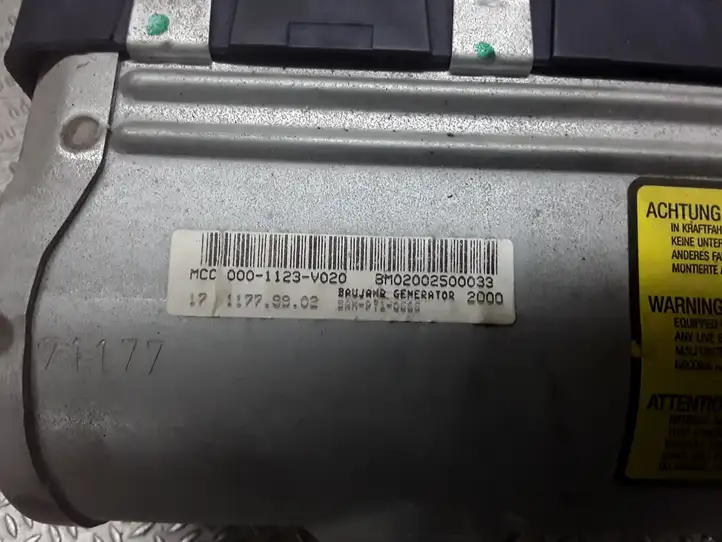 Smart ForTwo I (2000 - 2007) 0001123V020 Подушка безопасности пассажира — фото 2