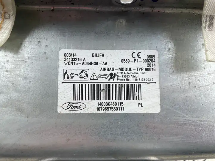 Ford Ecosport (2013 - 2018) CN15A044H30 Подушка безопасности пассажира — фото 3