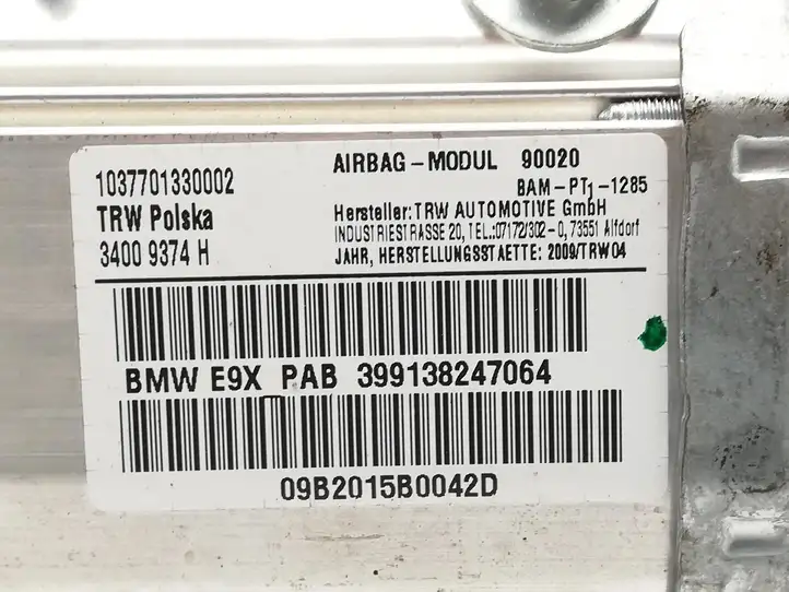 BMW 3 E92 E93 (2005 - 2014) BAMPT11285 Подушка безопасности пассажира — фото 2