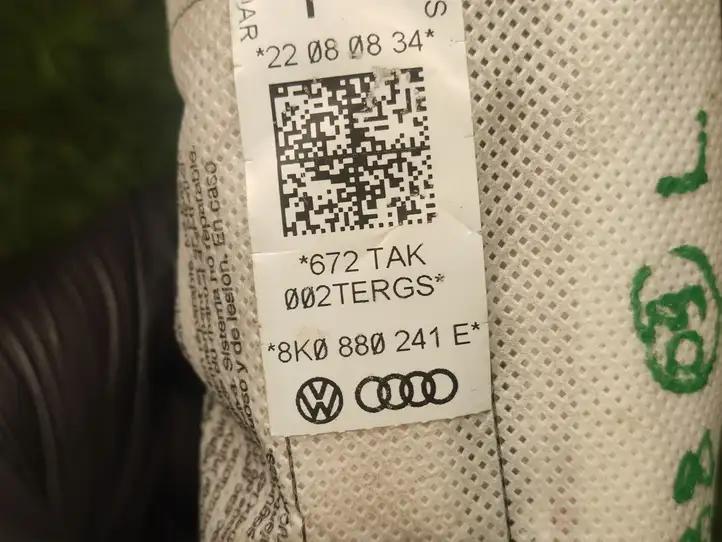 Audi A4 S4 B8 8K (2007 - 2011) 8K0880241E Подушка безопасности сиденья — фото 2