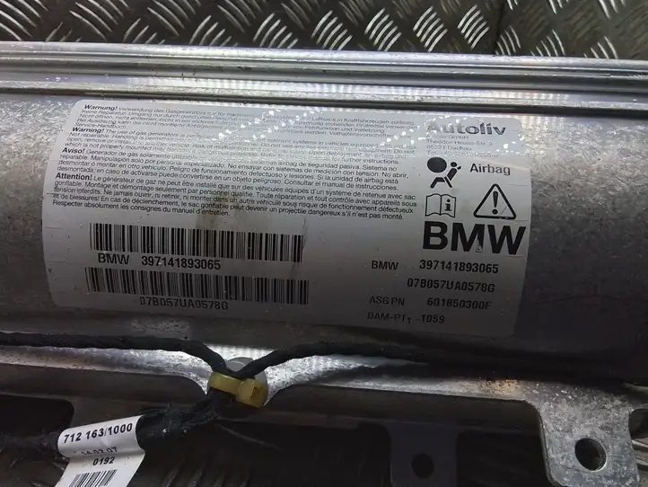 BMW 7 E65 E66 (2001 - 2008) 397141893065 Подушка безопасности пассажира — фото 2