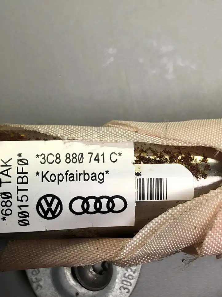 Volkswagen PASSAT CC (2012 - 2017) 3C8880741C Боковая подушка безопасности шторка — фото 4