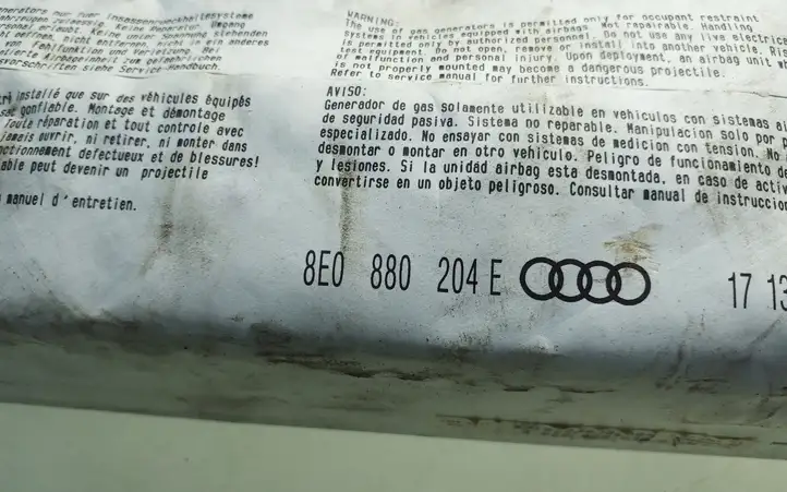 Audi A4 S4 B6 8E 8H (2000 - 2006) 8E0880204E Подушка безопасности пассажира — фото 3