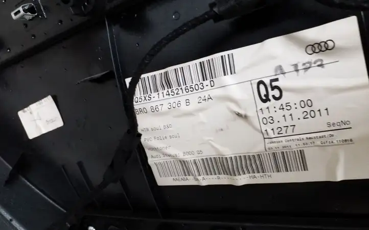 Audi Q5 SQ5 (2008 - 2012) 8R0867306B Обшивка задней двери — фото 5