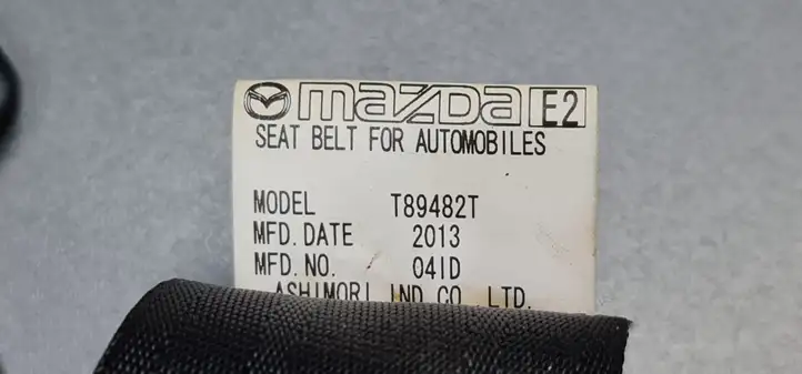 Mazda 6 (2012 - 2015) GHP9H Задний ремень безопасности — фото 3