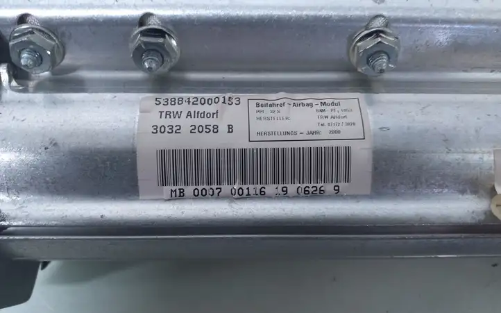 Mercedes-Benz S W220 (1998 - 2006) 2208601705 Подушка безопасности пассажира — фото 7