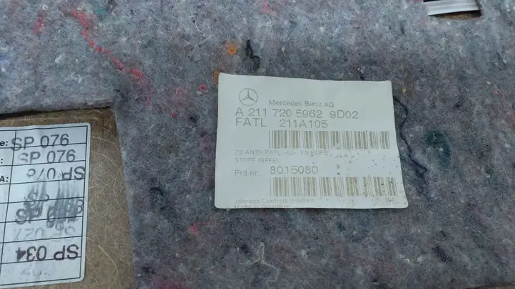 Mercedes-Benz E W211 (2002 - 2009) A2117205962 Обшивка передней двери — фото 3