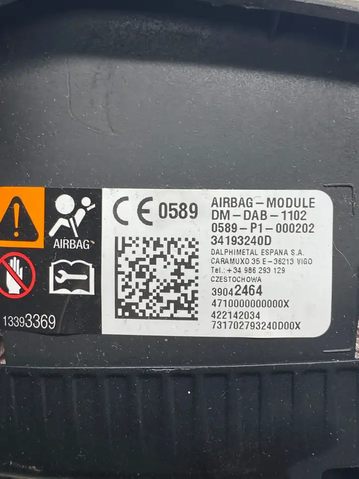Opel Astra K (2015 - 2020) 39042464 Подушка безопасности руля — фото 5