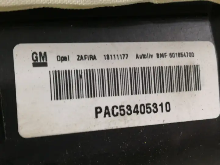 Opel Zafira B (2003 - 2006) 13111177 Подушка безопасности пассажира — фото 5
