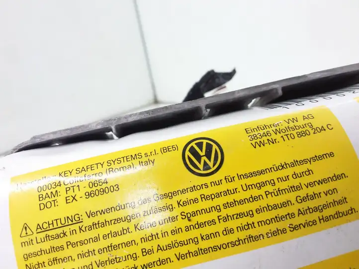 Volkswagen Touran I (2003 - 2010) 1T0880204C Подушка безопасности пассажира — фото 3