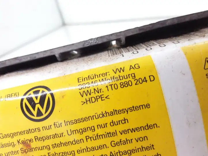 Volkswagen Touran I (2003 - 2010) 1T0880204D Подушка безопасности пассажира — фото 2