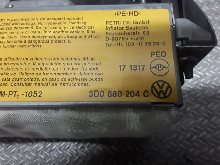 Volkswagen Phaeton (2002 - 2008) 3D0880204 Подушка безопасности пассажира — фото 2