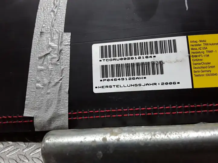 Chrysler 300 - 300C (2005 - 2011) P04649126AH Боковая подушка безопасности шторка — фото 2