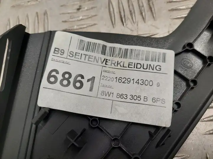Audi A4 S4 B9 (2015 - 2019) 8W1863305B Другая деталь консоли (туннеля) — фото 2