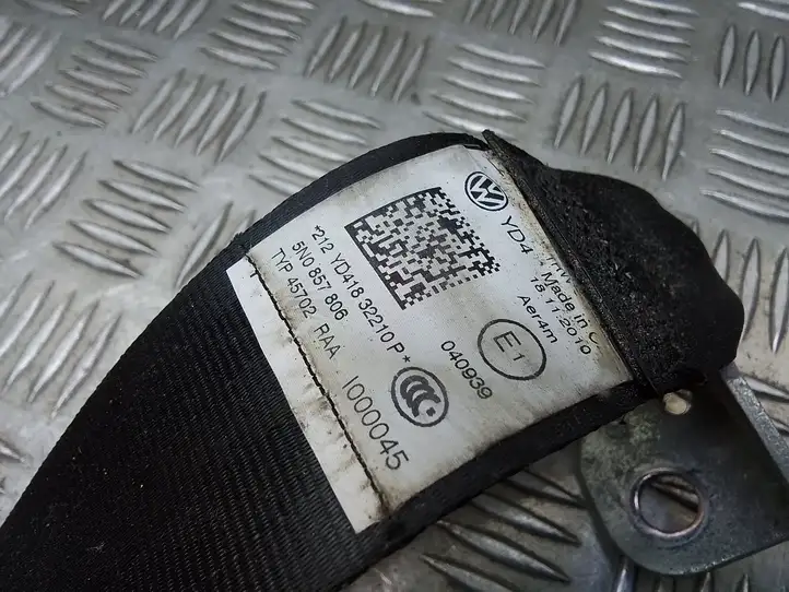 Volkswagen Tiguan (2007 - 2011) 5N0857806 Задний ремень безопасности — фото 2