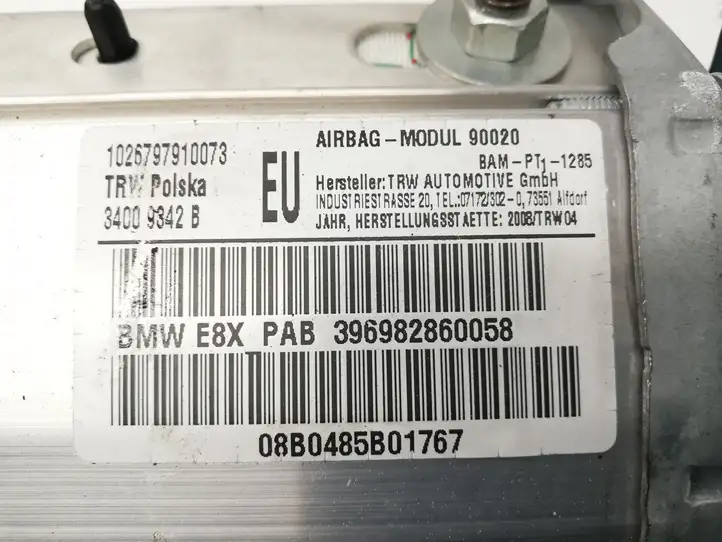 BMW 1 E82 E88 (2007 - 2014) 30375380 Подушка безопасности пассажира — фото 2