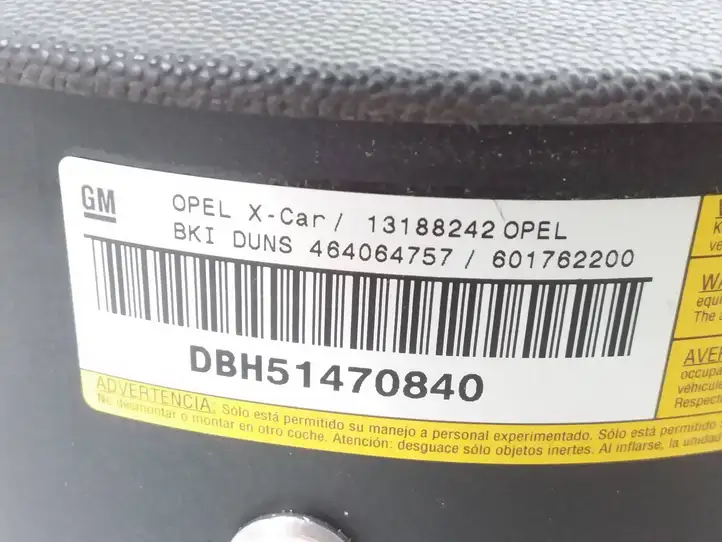 Opel Meriva A (2002 - 2006) 13188242 Подушка безопасности руля — фото 3